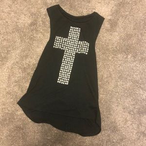Cute cutout alternative type tank top